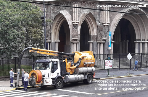 Limpieza bocas de tormenta