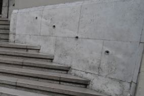 Iglesia San Nicolas de Bari, robo baranda